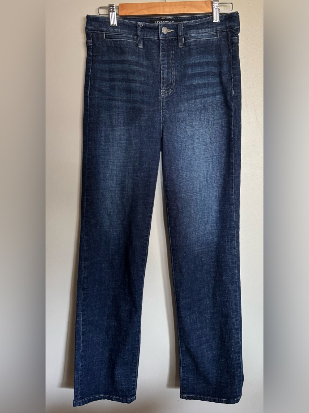 Liverpool Los Angeles Classic Straight Jeans Dark Wash Size 8/29